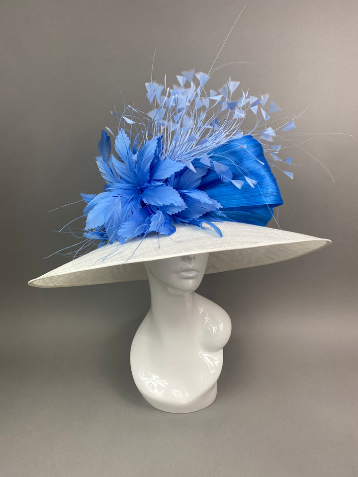 THG7438 - Cobalt Blue & Ivory Hat