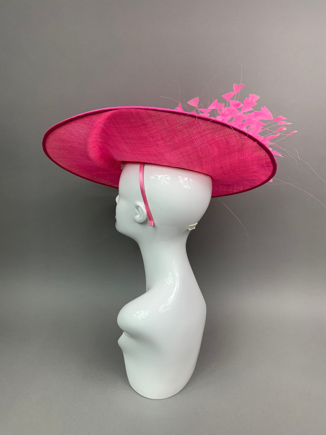 THG7440 - Highlighter Pink Fascinator