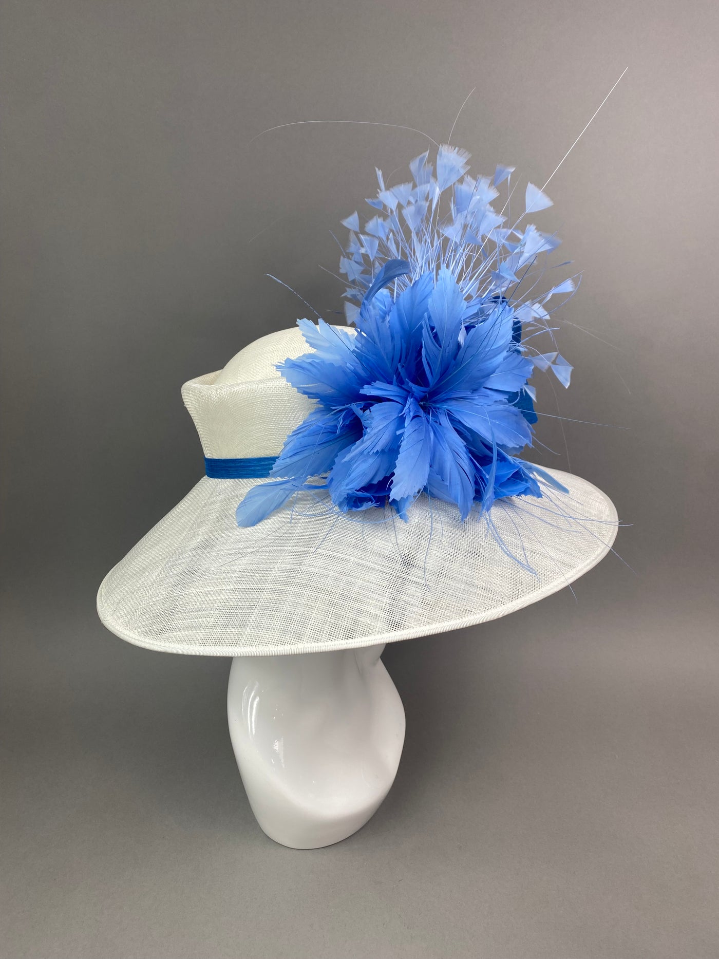 THG7438 - Cobalt Blue & Ivory Hat