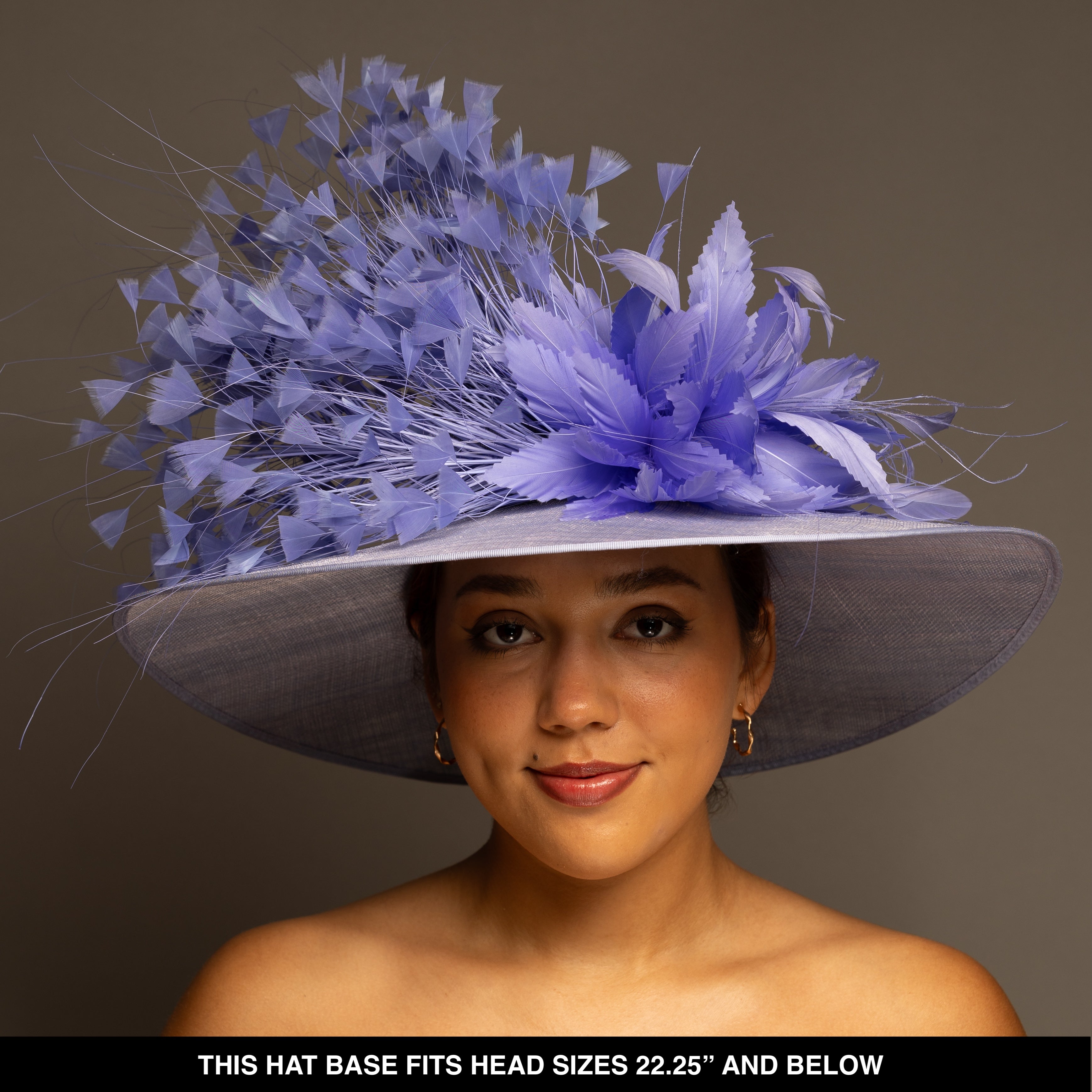 Periwinkle Kentucky Derby Hat THG6212 | The Hat Girls