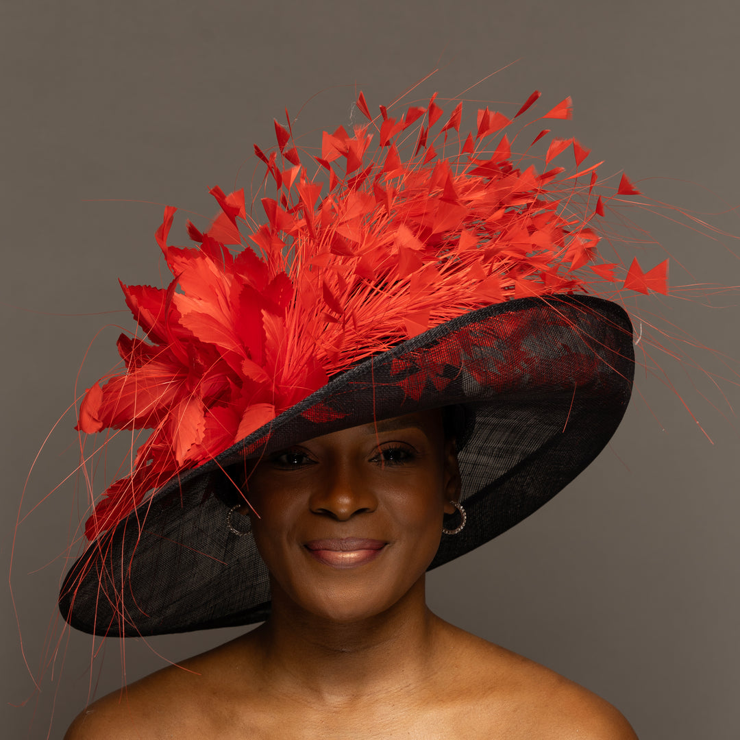 red dress hats for women Ladies Hats Red And Black Church Hats Sunday's Best: The Evolution Of The Black Lady Church Hat Reckon