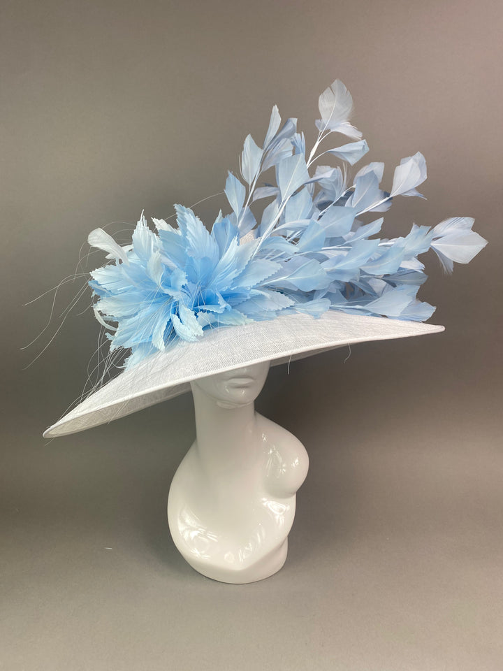 THG7401 Baby Blue & White Hat