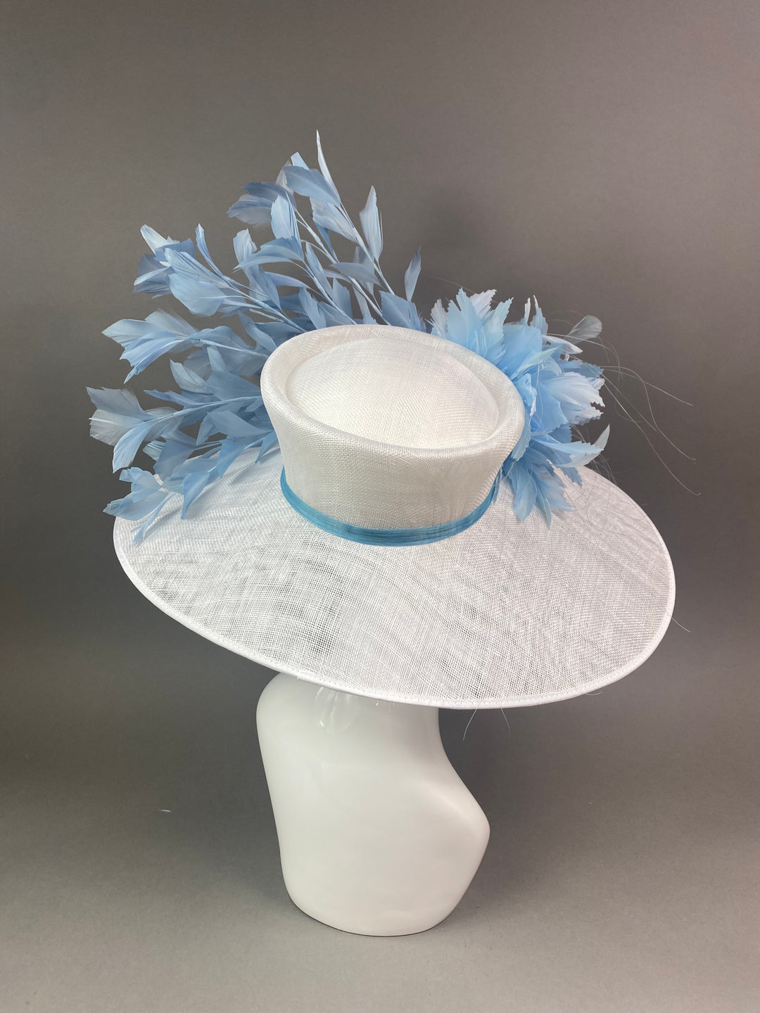THG7401 Baby Blue & White Hat