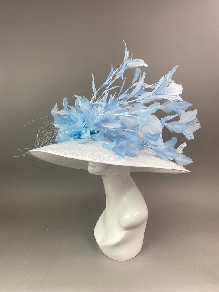 THG7401 Baby Blue & White Hat