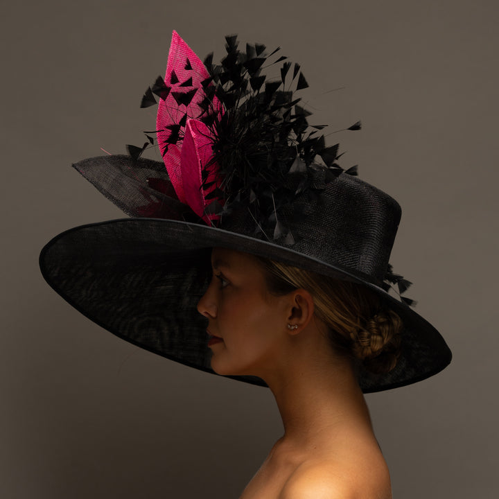 花瓶  Crown Derby Elegant Derby Hats | Designer THG8108 Kentucky Derby Hat