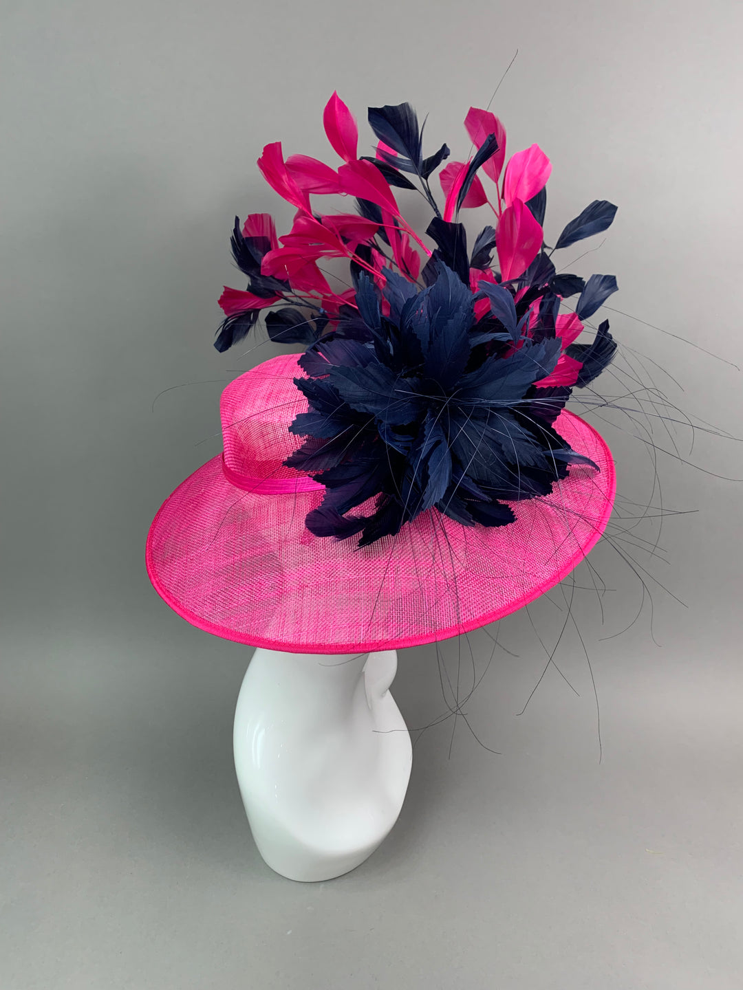 THG7469 - Fuchsia & Navy Blue Hatinator
