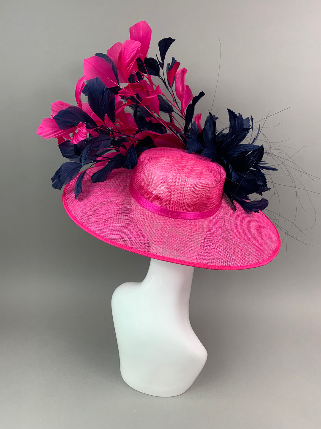 THG7469 - Fuchsia & Navy Blue Hatinator