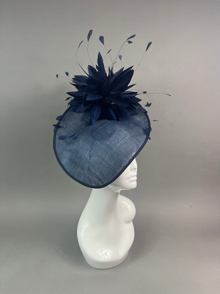 THG7489 - Navy Blue Fascinator
