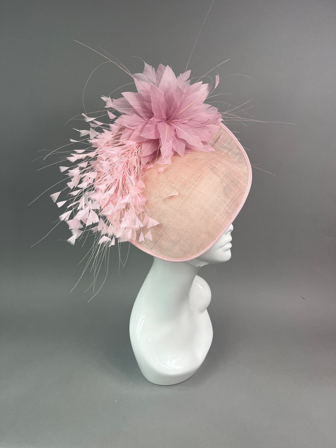 THG7486 - Light Rose Pink Fascinator