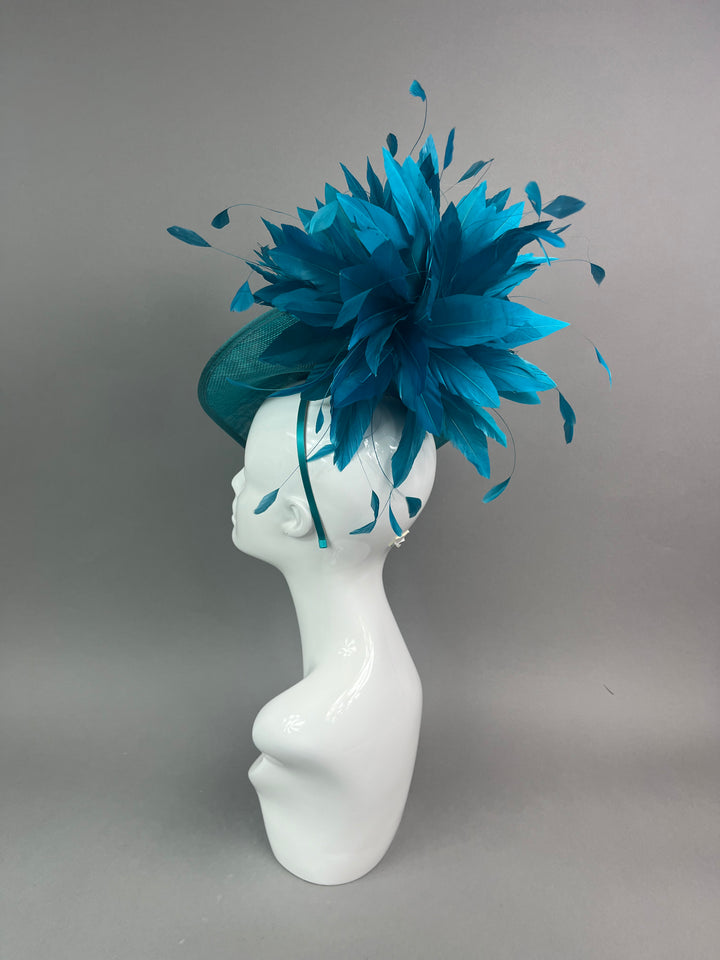 THG7488 - Teal/Turquoise Fascinator