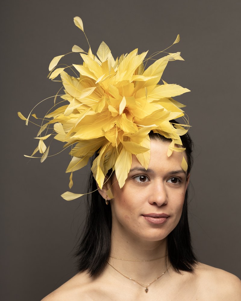 Buttery Yellow feather