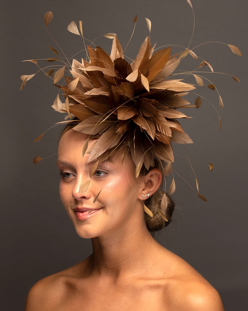 Camo Brown feather