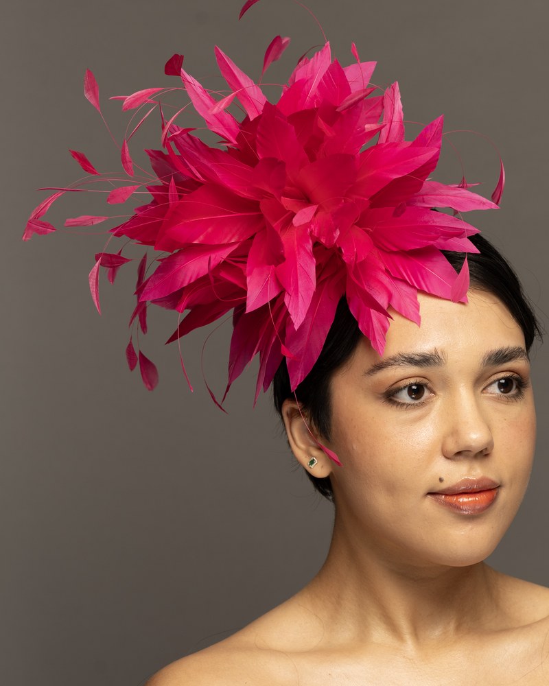 Fuchsia feather