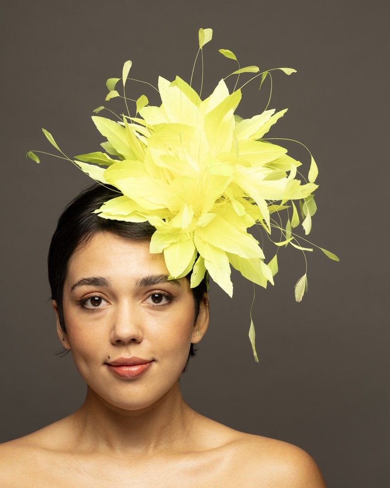 Highlighter Yellow feather