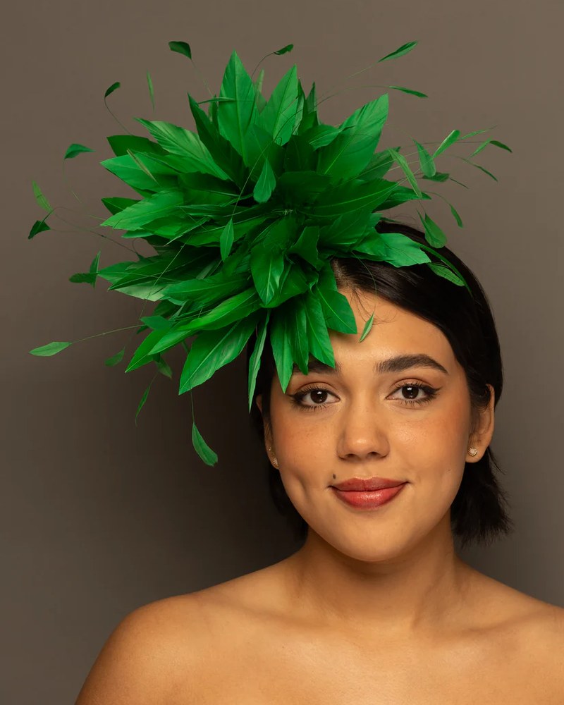 Kelly Green feather