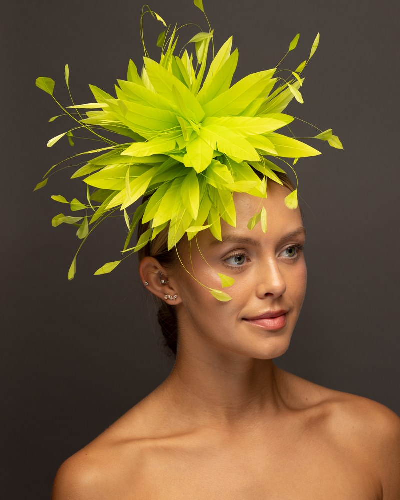 Lime Green feather