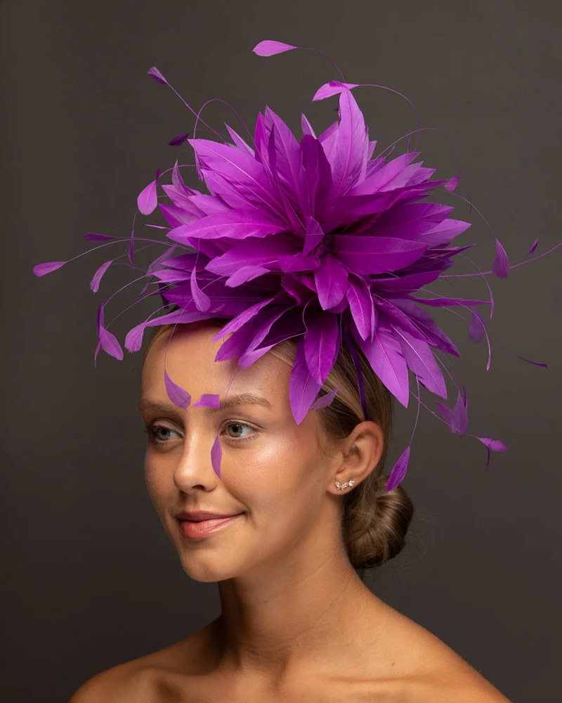 Orchid Purple feather
