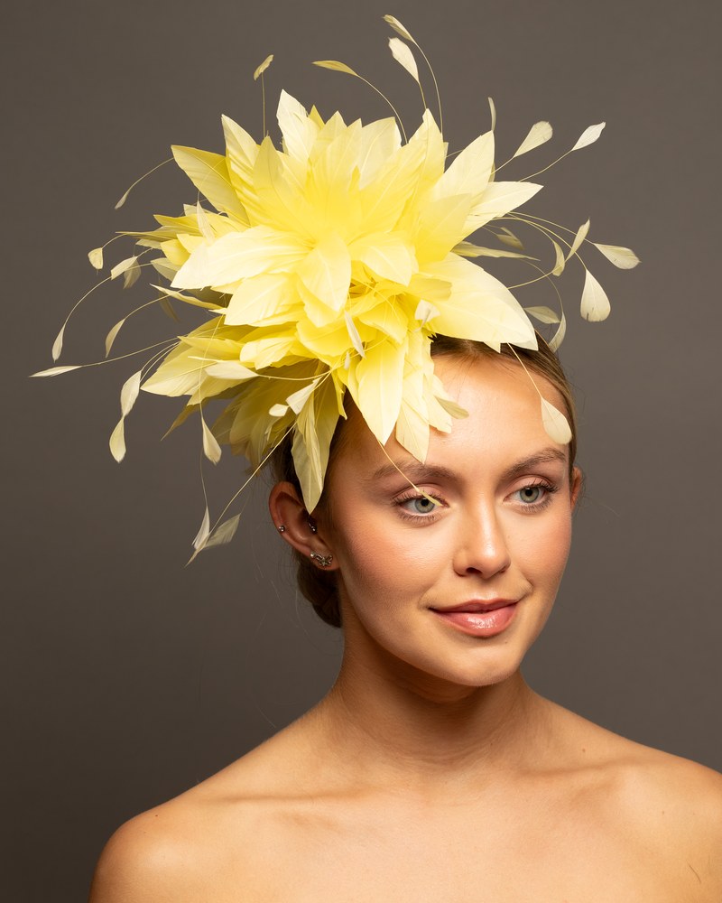 Pastel Yellow feather