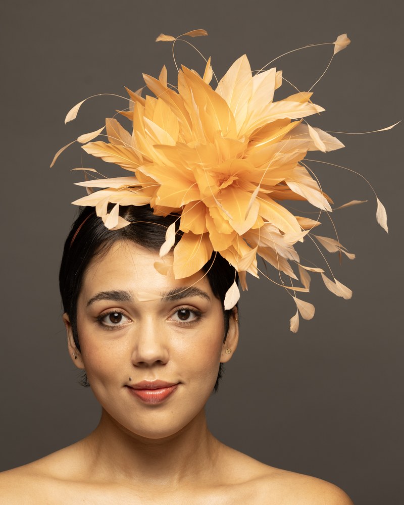 Peach feather