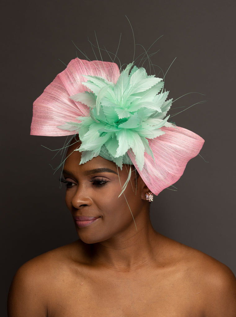 Alexis Elegant Kentucky Derby Bow Fascinator | The Hat Girls display picture 1