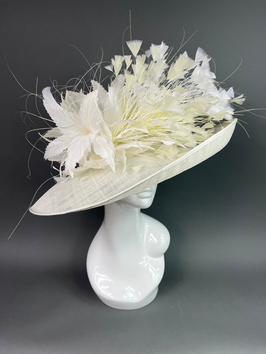 THG3927 - White & Ivory Hat - The Hat Girls