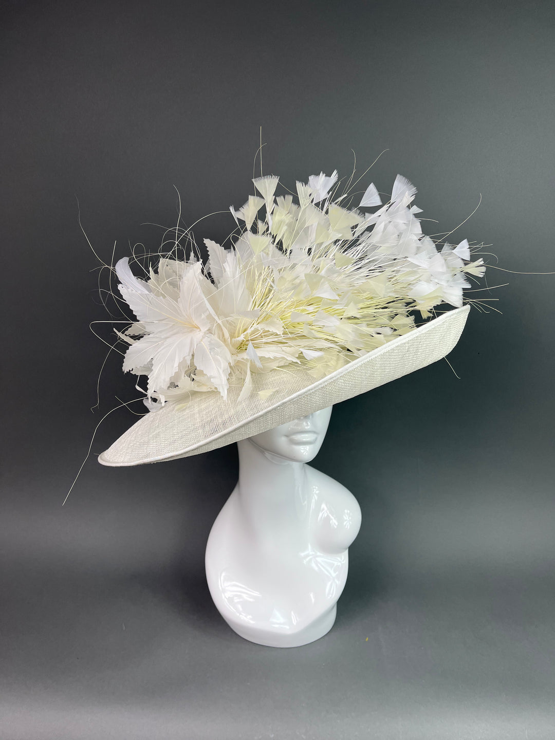 THG3927 - White & Ivory Hat - The Hat Girls
